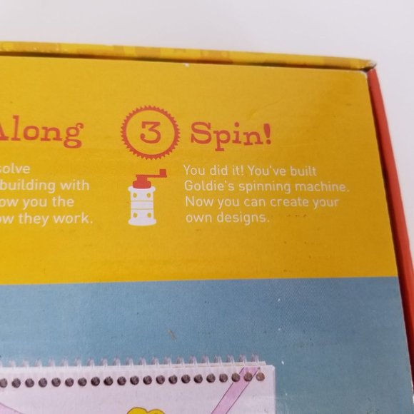 Goldie Blox Spinning Machine Design Maker STEM Learning Education 6+ Years Girl - Picture 10 of 13